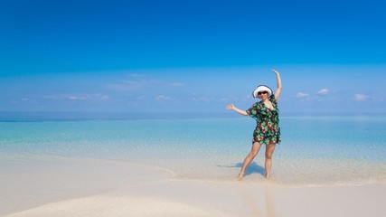 Woman on the beach