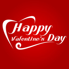 illustration of pair of valentine heart on abstract background