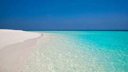 Fototapeta na wymiar Maldives, tropical sea background 2!