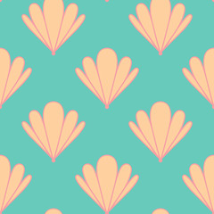Abstract Shell Seamless Pattern