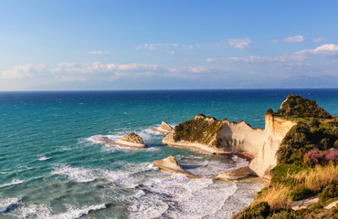 Corfu coast
