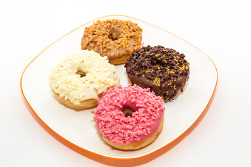 Fancy Donuts with sugar coating