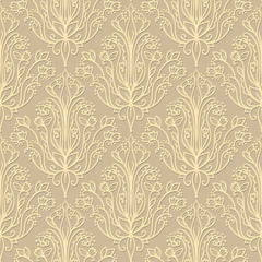 Damask wallpaper