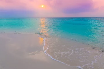 Foto auf Acrylglas Bora Bora, Französisch-Polynesien Malediven, Sonnenuntergang