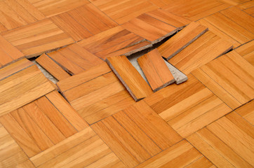 Destruction of Parquet in Apartment