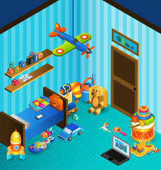 Playroom Concept Isometric