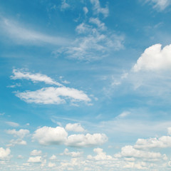 white fluffy clouds
