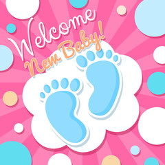 Welcome Baby Card