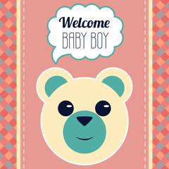Welcome Baby Boy Card