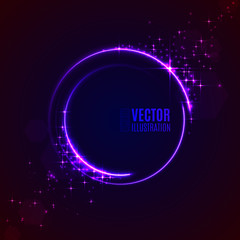 Energy abstract glow circles