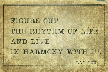 in harmony LaoTzu
