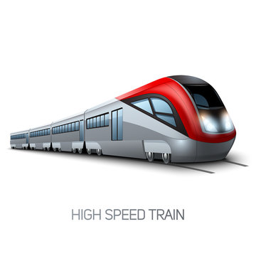 High Speed Modern Train