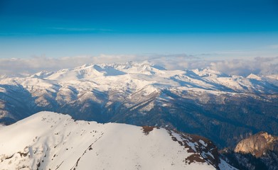 Fototapeta premium Mountain day winter!