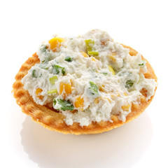 Delicious buffet,  settee on  white background