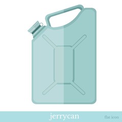 jerrycan flat icon on white