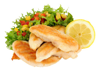 Chicken Breast Fillets With Salad
