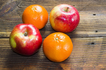 jabłka i pomarańcze