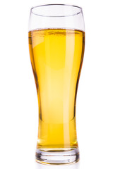 Beer glass isolated