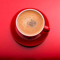 Cup of cappuccino