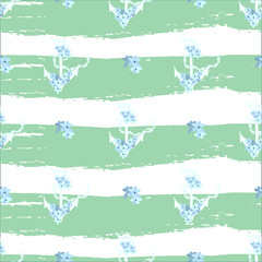 Floral clematis retro vintage background