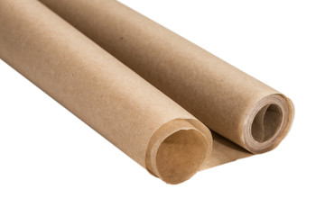 baking paper on a white background