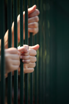 prisoner in jail