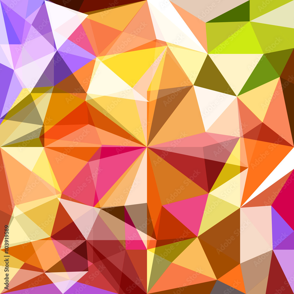 Poster Abstract background of different color figures. Template for a t