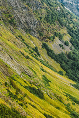 Norwegian mountains background, nature of Norway. Travel