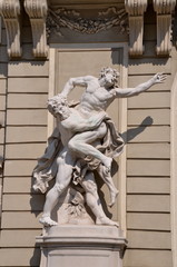 Statue in Michaelerplatz, Hofburg Quarter, Vienna
