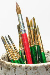 Obraz premium Equipment for painting and airbrush equipment - stock image 