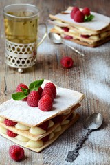 Millefeuille cake