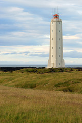 Fototapeta na wymiar Lighthouse at Londranga, Iceland