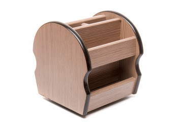 Desk organizer for pens, pencils and other objects.