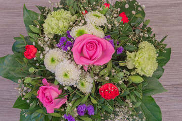 Bunch of colorful flowers, flower bouquets
