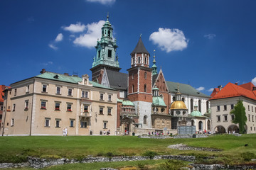 Fototapeta na wymiar Cathedral of Krakow, Poland