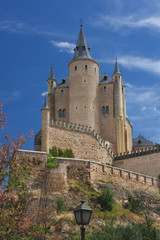 Fototapeta na wymiar Segovia castle, Spain
