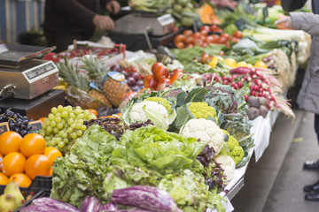 Vegetables at market