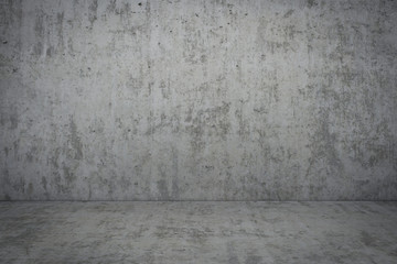 muro e pavimento in cemento - obrazy, fototapety, plakaty