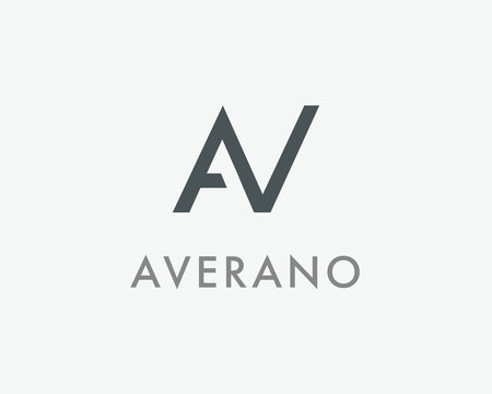 AV Letter Monogram Logo