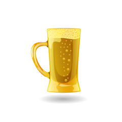 Vector background. Beer cup, alcohol drink eps