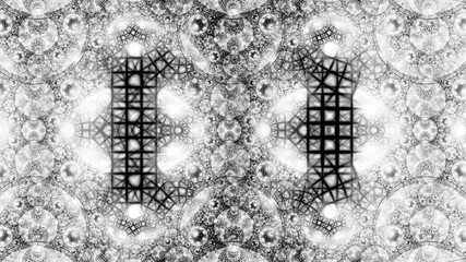 Monochromes Fraktal © D.Steindorfer 