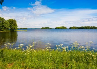 Kizhi. rural landscape lake day!
