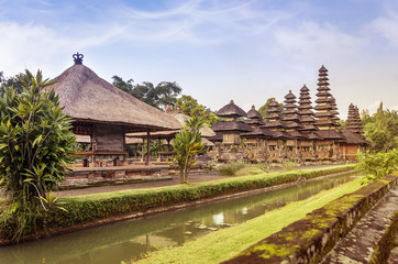 Traditional balinese hindu Temple Taman Ayun in Mengwi .Bali, Indonesia