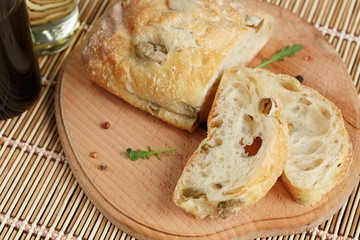 Sliced bread Ciabatta