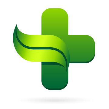 gr&uuml;ne Apotheke - vector icon