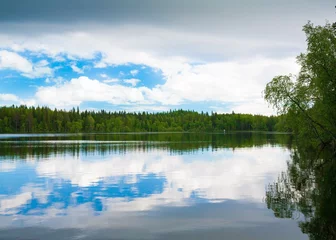 Fototapeten Solovki.  landscape lake day! © erainbow