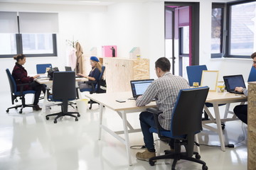 startup business people group at office