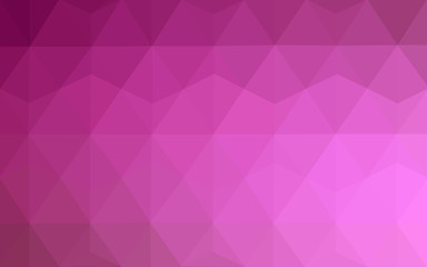 Obraz premium Pink polygonal design pattern, which consist of triangles and gradient in origami style.