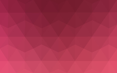 Obraz premium Pink polygonal design pattern, which consist of triangles and gradient in origami style.
