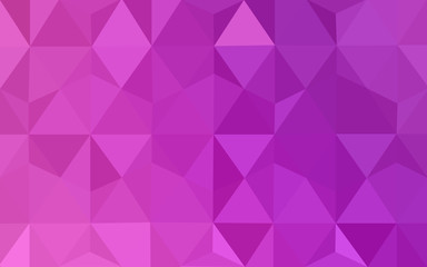 Fototapeta premium Pink polygonal design pattern, which consist of triangles and gradient in origami style.